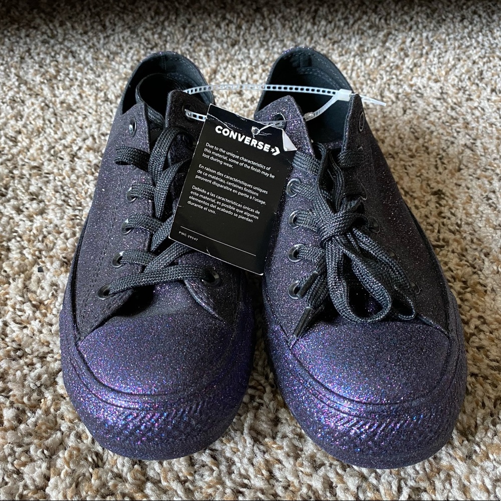Purple Glitter Converse All Star (Unisex)
